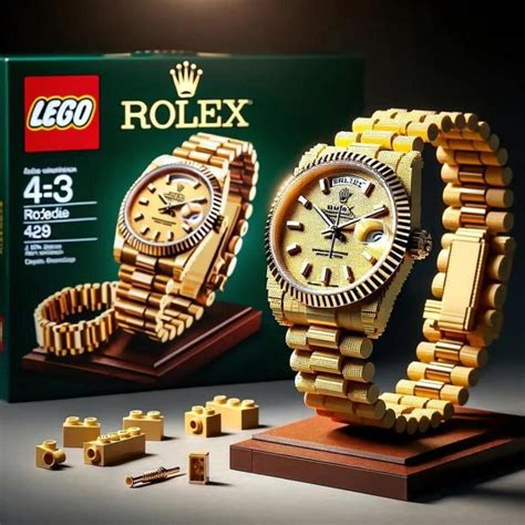 rolex lego set for sale|Lego Rolex submariner watch.